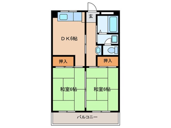 ファ－ストいずみビルの物件間取画像